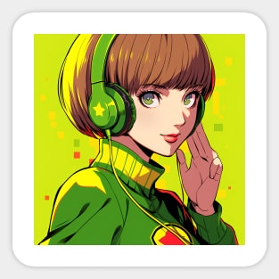 chie satonaka Sticker